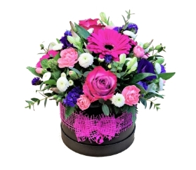 Hat Box of Flowers