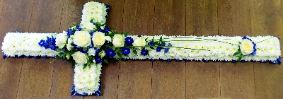 Blue & White Cross