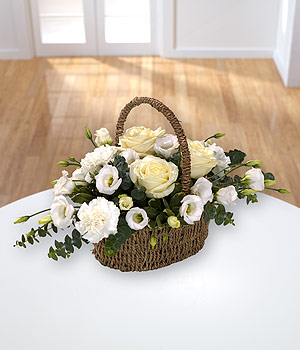 White & Cream Basket