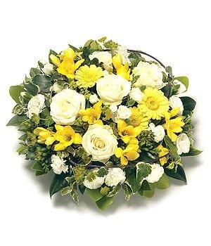 Yellow/White Posy Pad