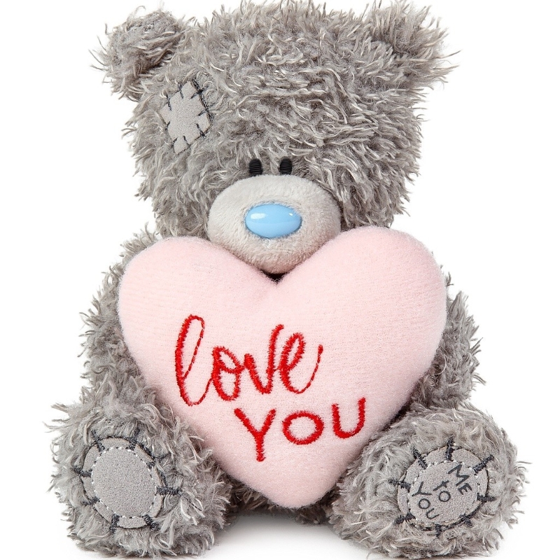 Small Pink Heart Bear