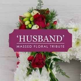 Husband funeral tribute.