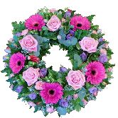 Pink & Lilac  Wreath.