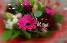 Florist Choice Valentine Aqua £85+