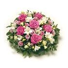 Pink & White Posy pad